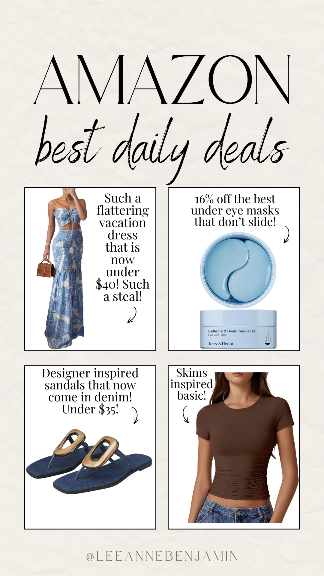 Top 4 daily deals on Amazon today! 

 #LTKootd #LTKOver40 #LTKSaleAlert