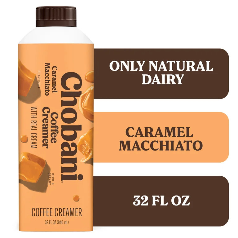 Chobani Coffee Creamer Caramel Macchiato 32 fl oz Carton | Walmart (US)