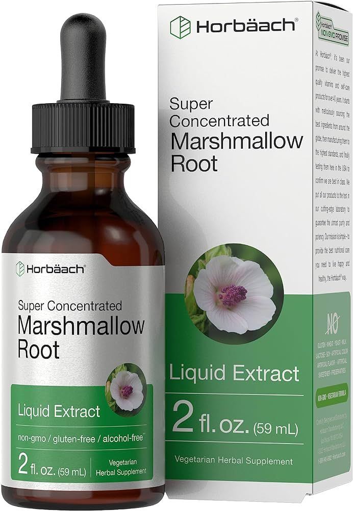 Marshmallow Root Extract Tincture | 2 fl oz | Althaea Officinalis Liquid | Alcohol Free | Vegetar... | Amazon (US)