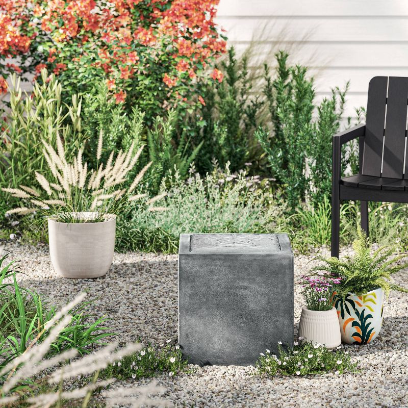 15.75" Square Fountain Gray - Smith & Hawken™ | Target