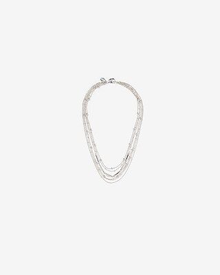 Beaded Multi-Row Necklace | Express