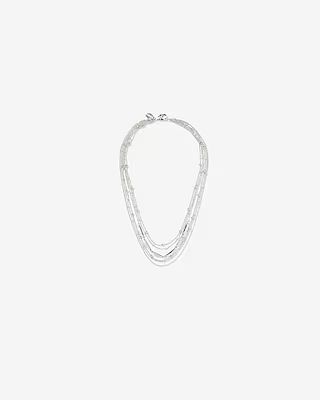 Beaded Multi-Row Necklace | Express