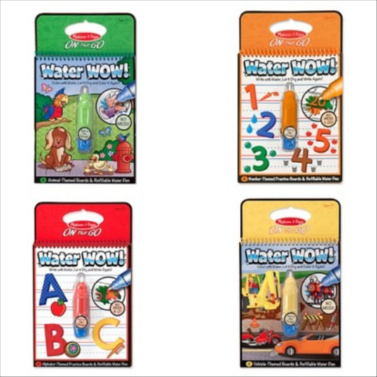 Melissa & Doug Water Wow Coloring Book - Assorted