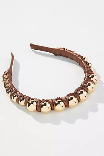 Silky Bauble Headband | Anthropologie (US)