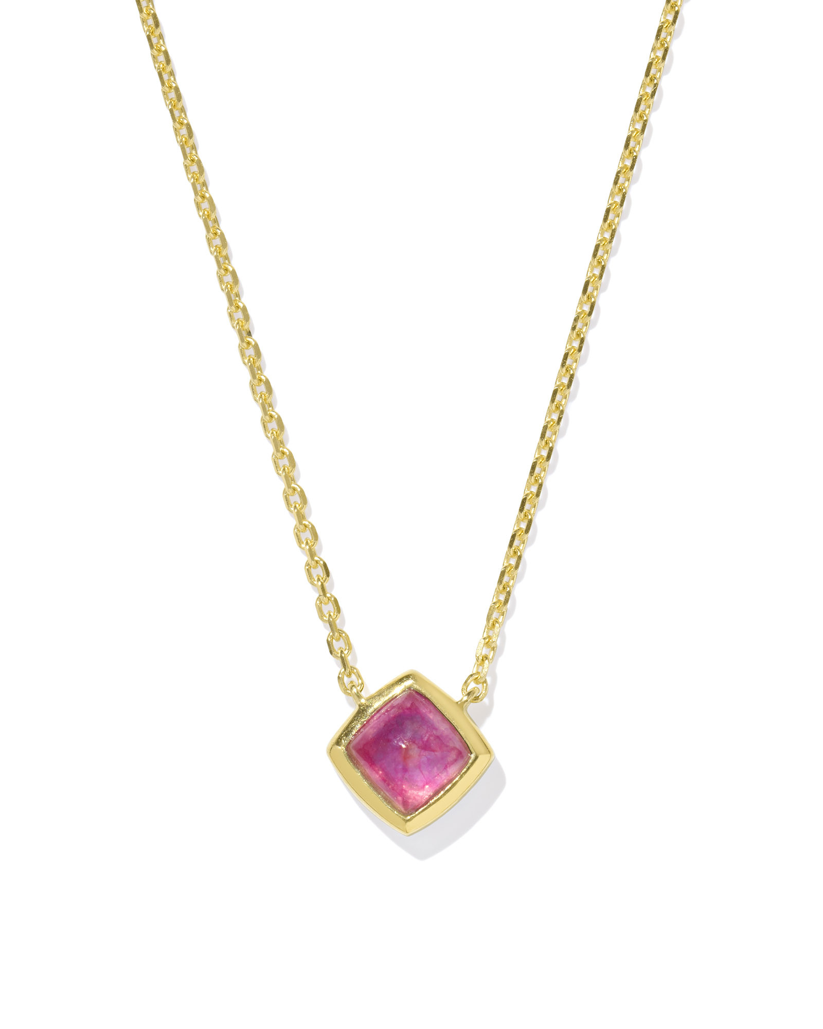 Alani 18k Gold Vermeil Pendant Necklace in Pink Quartz | Kendra Scott