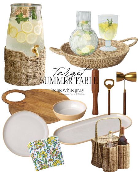 Target summer table!! Get ready to eat alfresco with these cute table top finds!

#LTKSeasonal #LTKhome #LTKstyletip