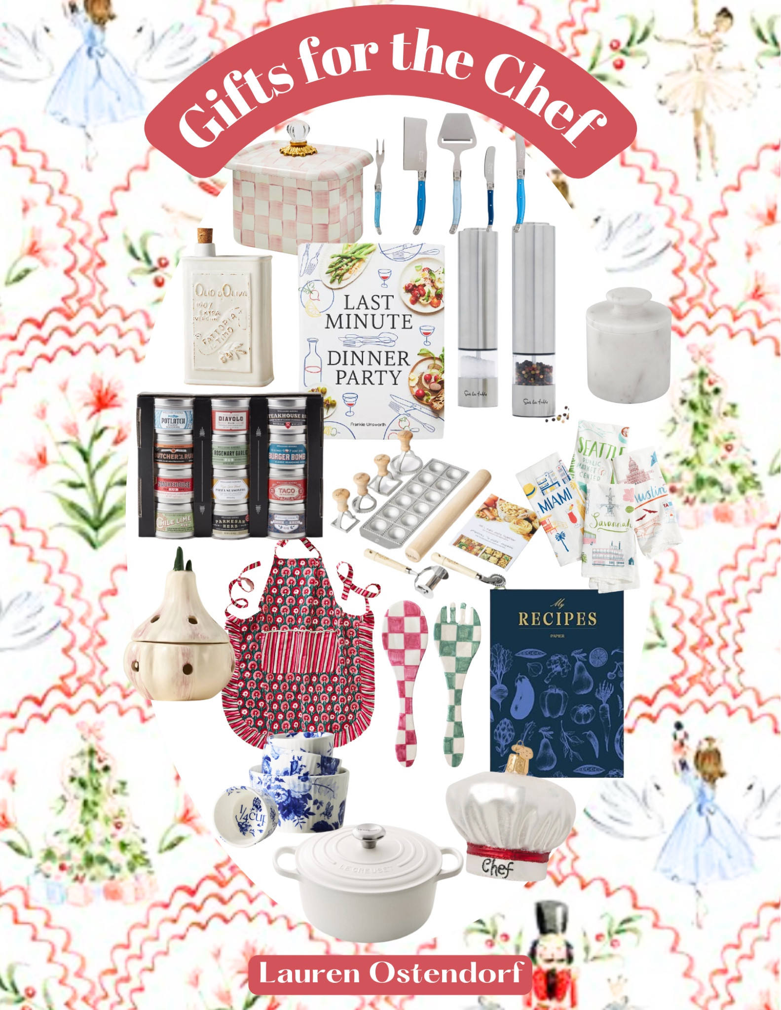 GIFT GUIDE FOR THE CHEF

Chef gifts, Christmas gift guide, chef gift ideas, gifts for foodies, kitchen must-haves, cooking essentials, holiday gift ideas, culinary gifts, gifts for home cooks, best gifts for chefs, unique kitchen gifts, holiday host gifts, stocking stuffers for chefs, kitchen gadgets, gourmet gifts, baking tools, LTKGiftGuide, GiftGuide2024, GiftsForChefs, FoodieGiftGuide, KitchenInspiration, HolidayShopping, CookingLovers, HolidayGifts2024, GiftIdeasForFoodies, LTKHoliday, StockingStuffers, GiftsUnder50, FoodieFavorites, KitchenLovers.


#LTKCyberWeek #LTKHoliday #LTKGiftGuide