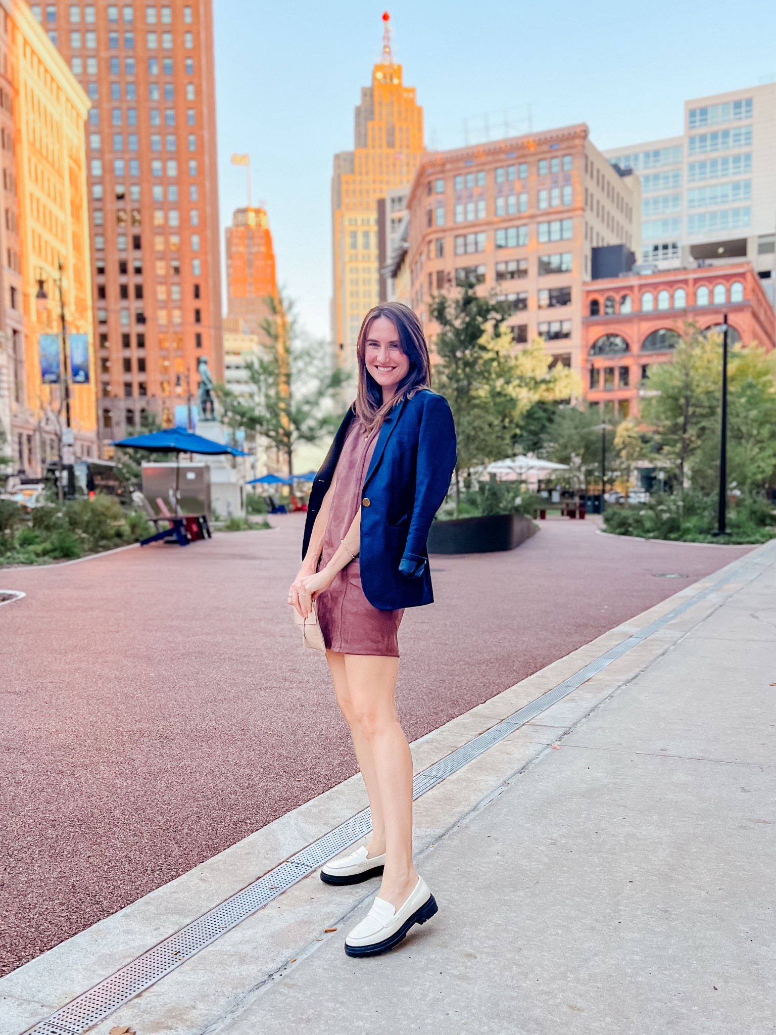 Shift dress & blazer for Mumford and Sons concert in Detroit dress is under $40 from Target, and loafers are Quince! 

#LTKTall #LTKFindsUnder50 #LTKFindsUnder100