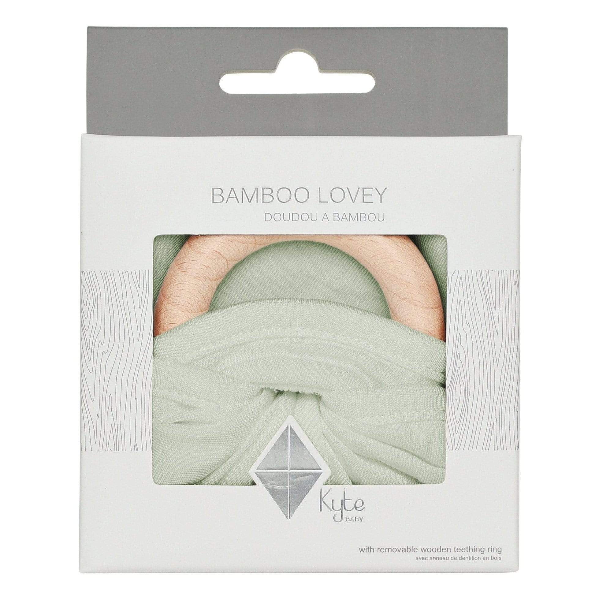 Lovey in Aloe with Removable Teething Ring | Kyte BABY