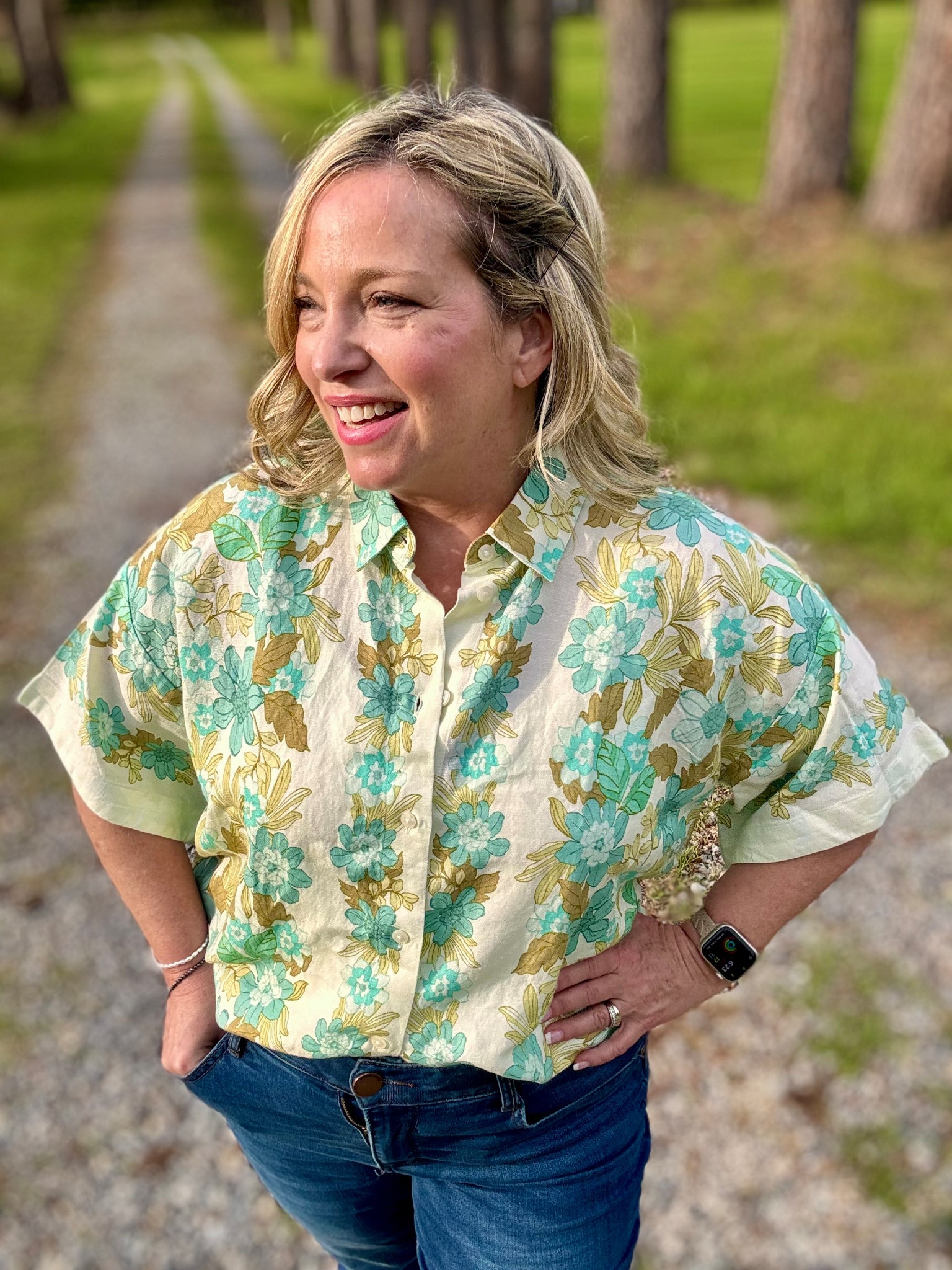 Love this coat top! On trend and fun for spring and summer! Comes in petite too! I’m in a medium. 

#LTKFindsUnder50 #LTKTravel #LTKOver40