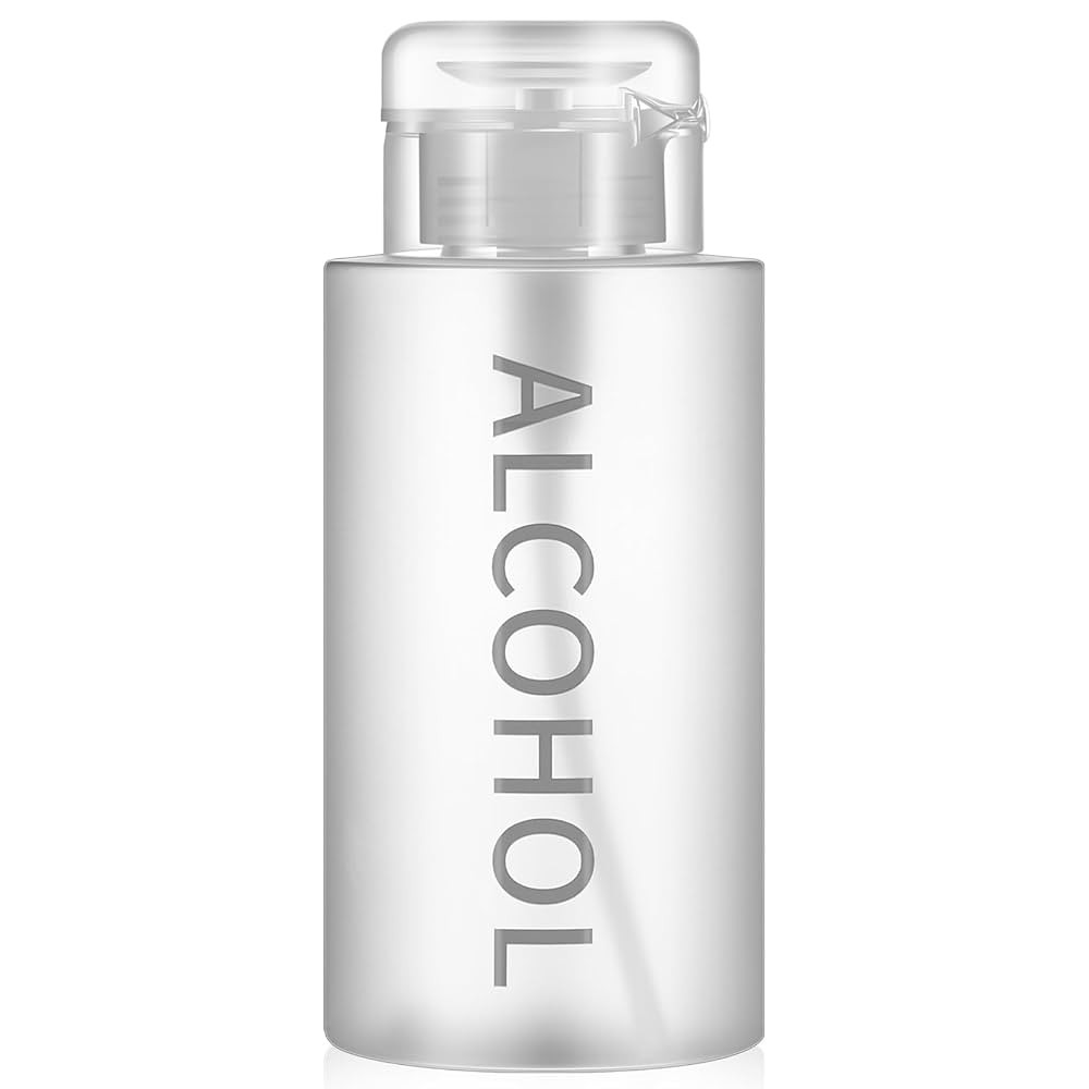 Layhit 1 Pc 10 oz Alcohol Pump Dispenser Bottle Alcohol Push Down Liquid Dispenser Empty Pumping ... | Amazon (US)