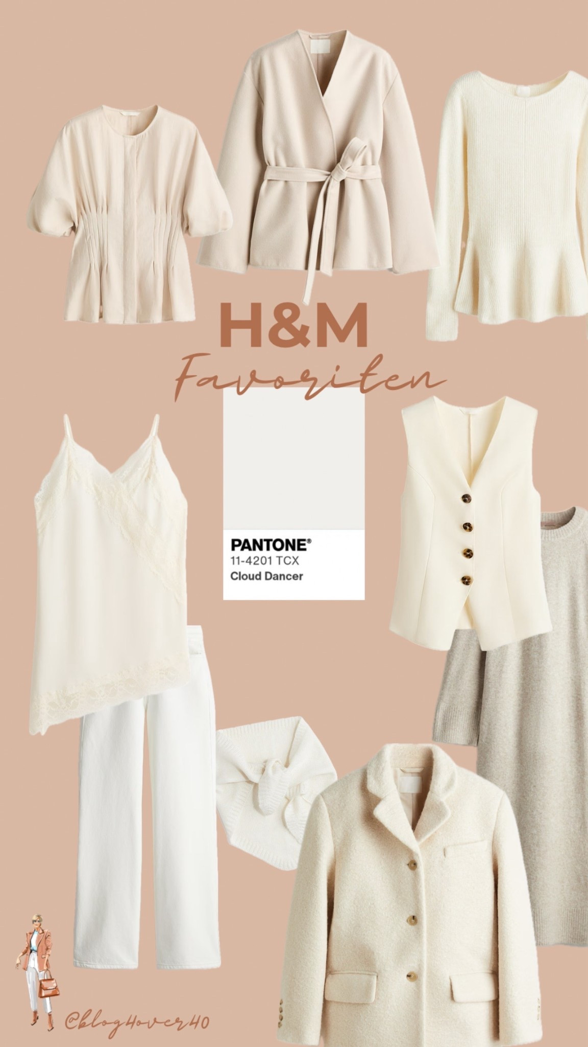 Die Trendfarbe 2026 - CLOUD DANCER ✨🤍 H&M Inspiration 

#LTKsale #LTKstyletip #LTKdeutschland