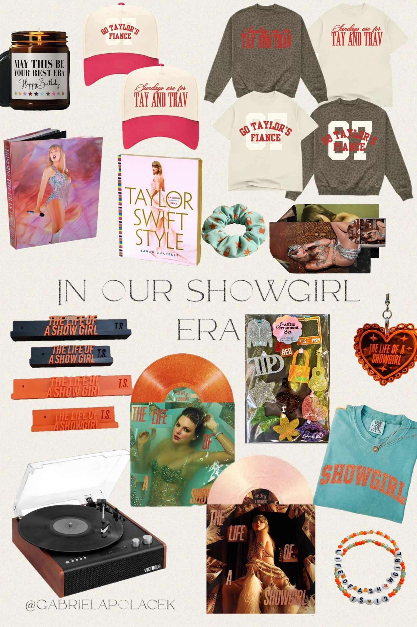 Everyone is in their Showgirl era!! Happy October 3rd - almost!! Taylor Swift 

NEW TS CD Wall Display | Vinyl Record Stand | Showgirl era friendship bracelets | Swifty Candle Gift Taylor Best Era Birthday Candle Present Eras Soy Wax Candle| Life of a Showgirl Fan-Made Bracelets Charming Friendship Bracelet | Tay &amp; Trav Trucker Hats | Tay &amp; Trav T- Shirt + Crewneck | Taylor Swift - The Life of a Showgirl: It's Rapturous Album Edition CD With Poster | Taylor Swift - The Life of a Showgirl: It's Beautiful Album Edition CD With Poster | Swiftie &quot;The Eras&quot; Christmas Ornament Set OR Individual #LTKGiftGuide

#LTKSeasonal #LTKHalloween #LTKFindsUnder50