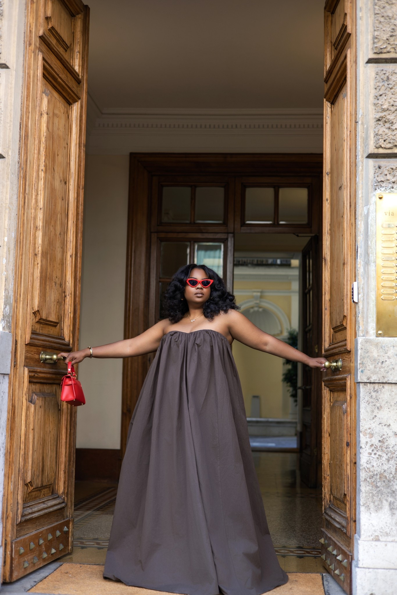 Transitional maxi dress  | Chocolate brown
Size 12 

#LTKPlusSize