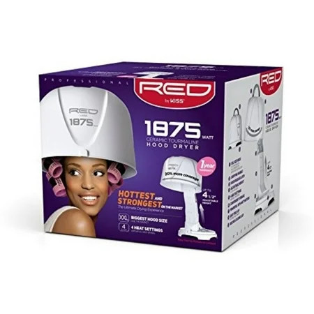 Red by Kiss Pro 1875 Watt Ceramic Tourmaline Hood Dryer 1 Each | Walmart (US)