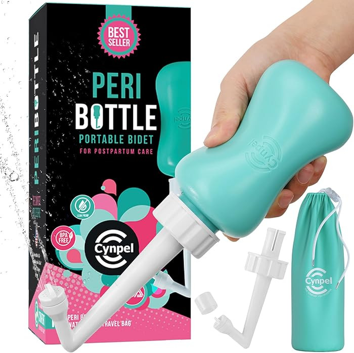 Cynpel Peri Bottle - Postpartum and Perineal Care - FSA HSA Eligible - Portable Hand Held Travel ... | Amazon (US)