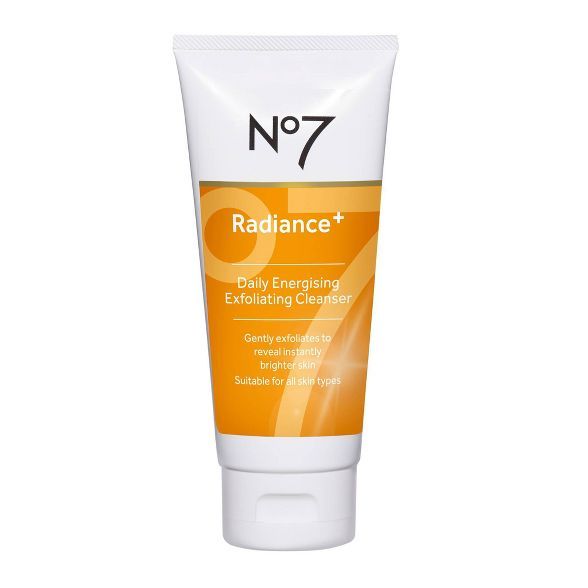 No7 Radiance+ Daily Energizing Exfoliating Cleanser - 3.3 fl oz | Target
