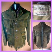 1960S Suede Fringe Jacket - Rancher By Schott Easy Rider Western 40R | Etsy (US)