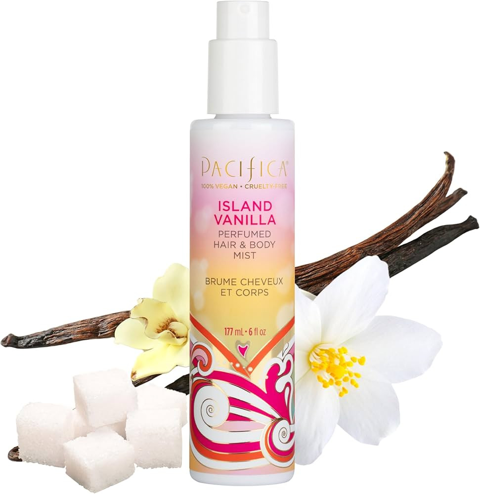 Pacifica Island Vanilla Hair Mist Perfume Full Body Fragrance Spray 6 oz | Amazon (US)