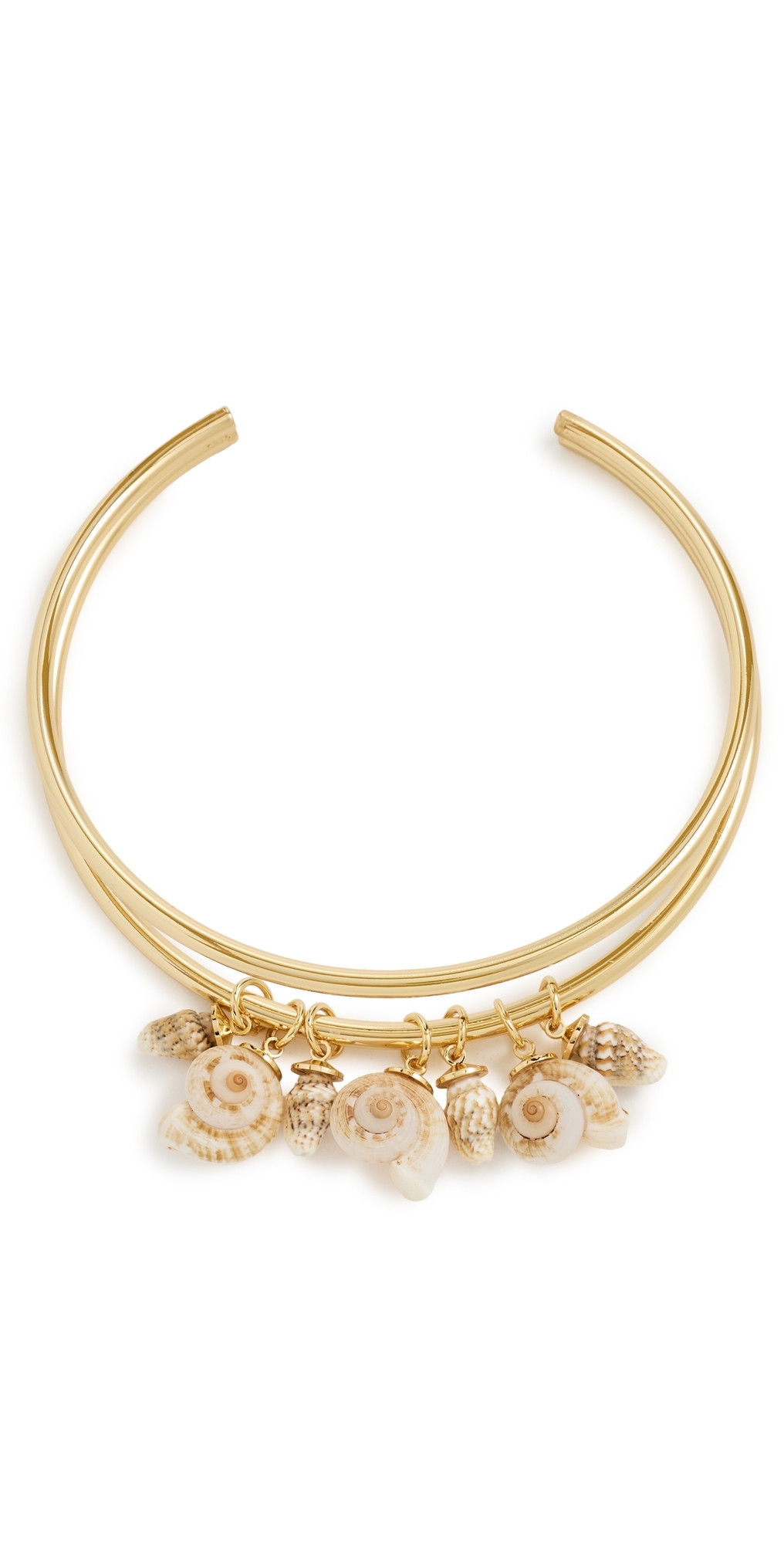 Logan Tay Gold Shell Choker Gold One Size | Shopbop