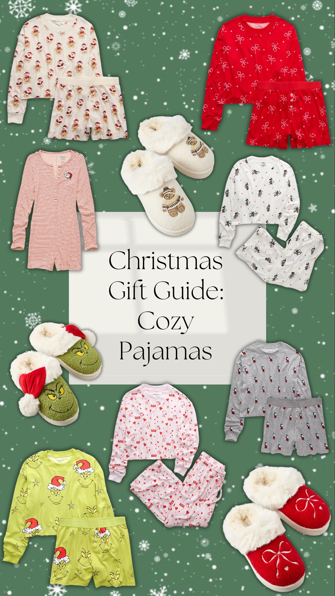 Holiday pajamas are a must but as a pajama girlie myself, aerie makes the most comfortable pajamas! I’m not going to lie, I wear my valentine and Christmas pairs year round because they are just that soft🫶🏼

#LTKSeasonal #LTKHoliday #LTKGiftGuide