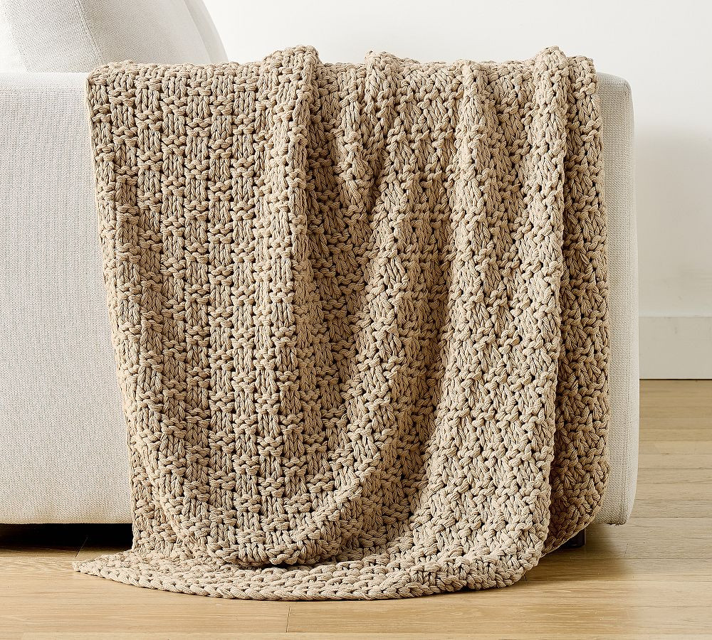 Boston Knit Throw | Pottery Barn (US)