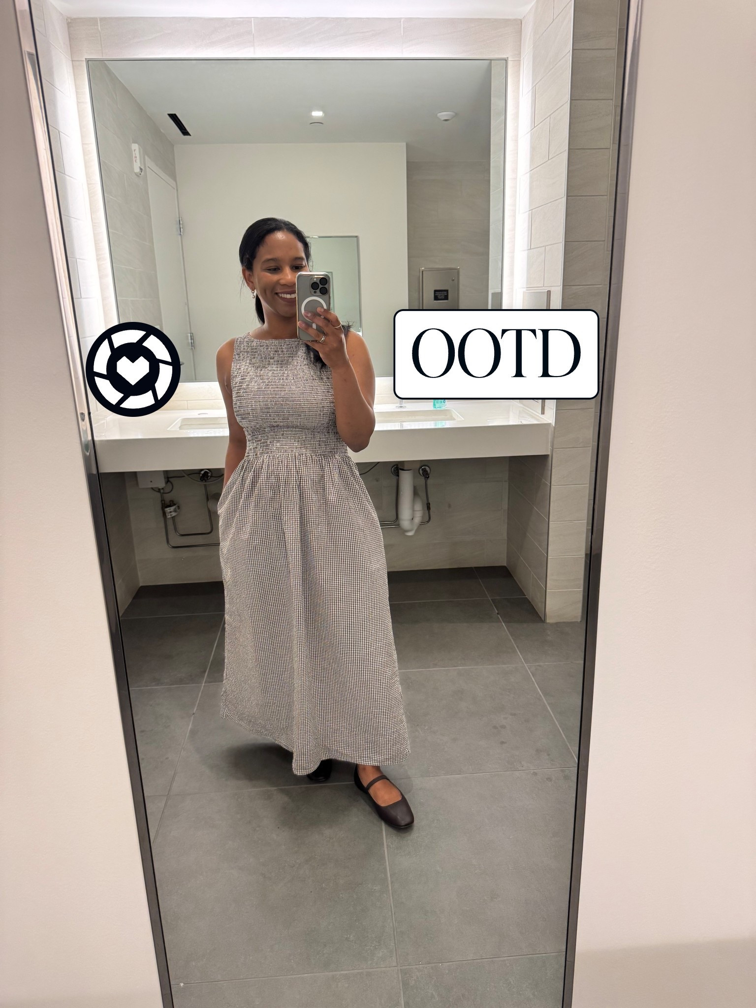 Fall transitional outfit smocked dress Mary Jane flats 

#LTKPetite #LTKWorkwear #LTKSeasonal