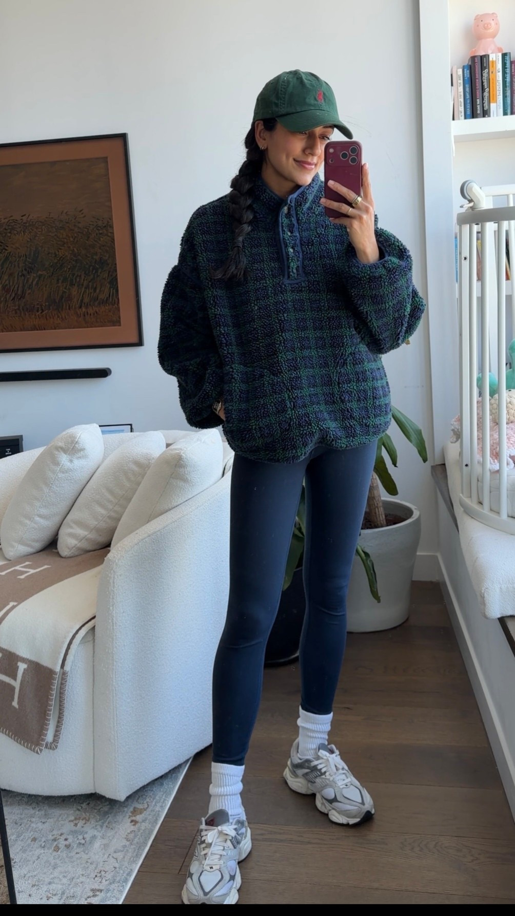 Winter walk outfit. My fleece is currently out of stock but available for pre-order.