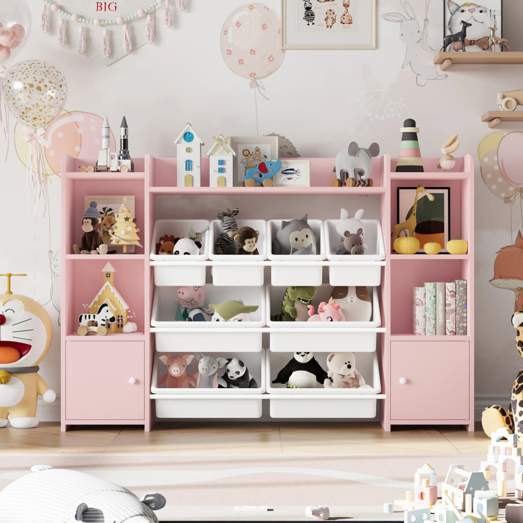 Lafon Viv + Rae™ Toy Organizer with Bins | Wayfair North America