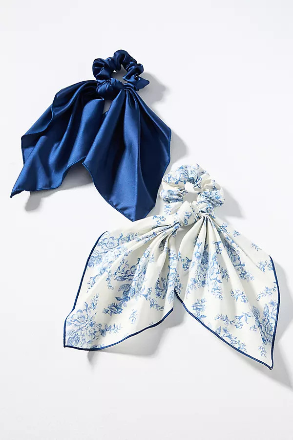 Hair Scarf Scrunchies, Set of 2 | Anthropologie (US)