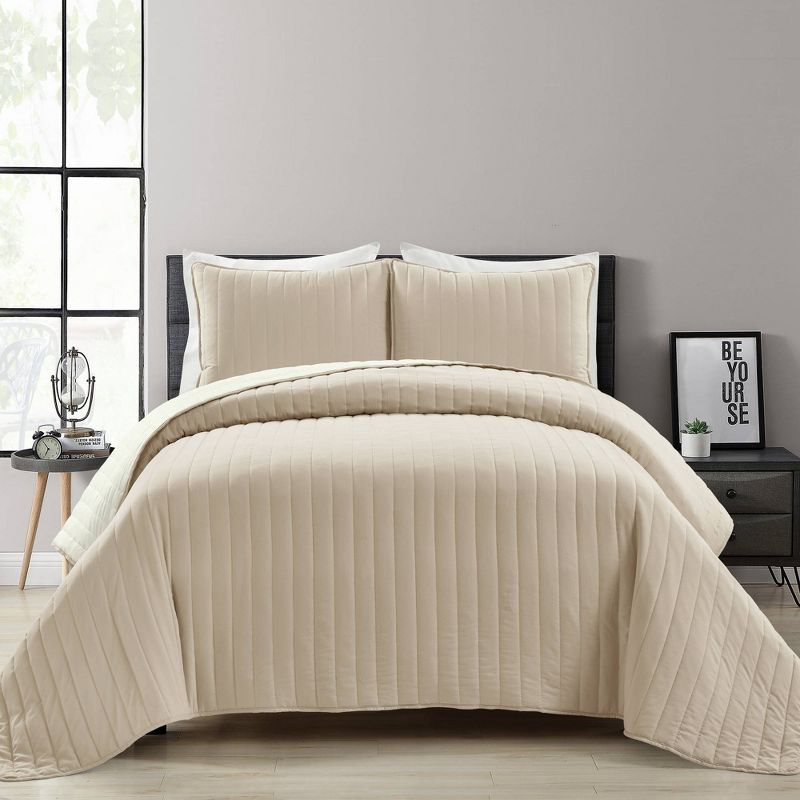 Soft Stripe Quilted/Coverlet - Lush Décor | Target