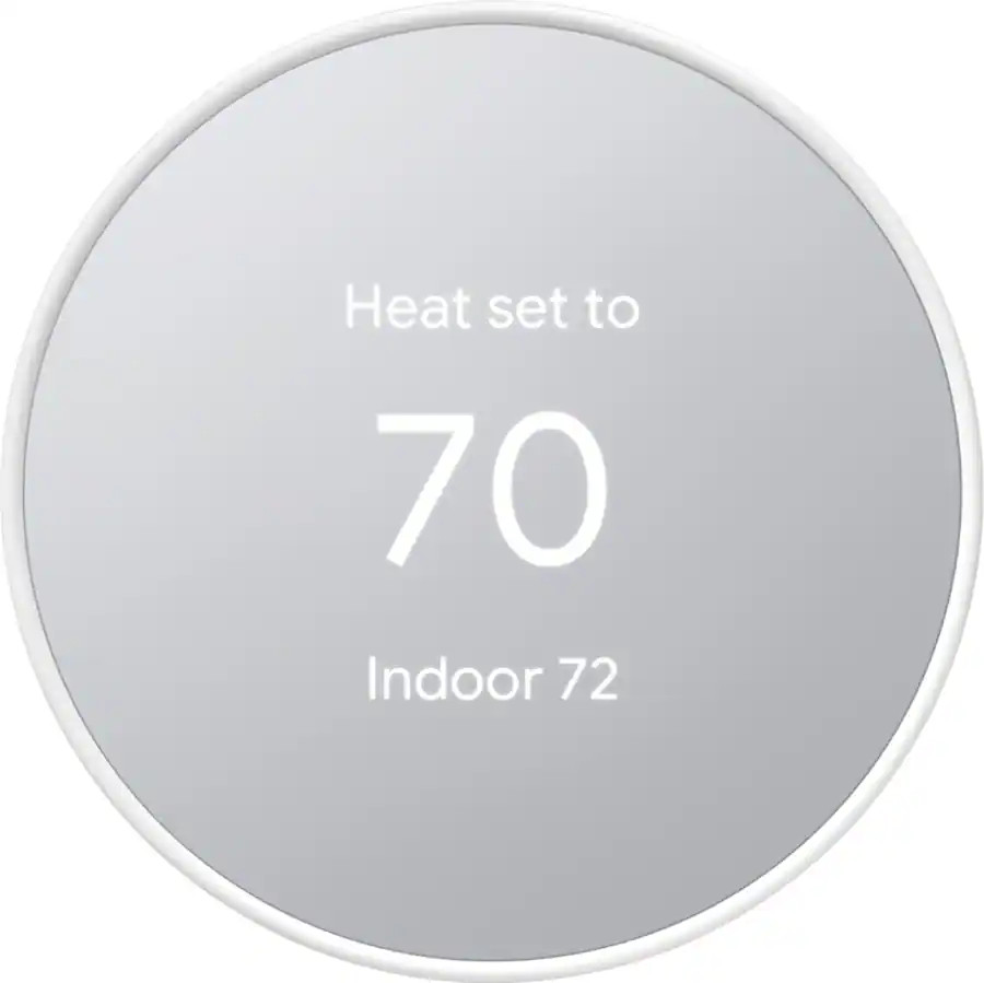 Google - Nest Smart Programmable Wifi Thermostat - Snow | Best Buy U.S.