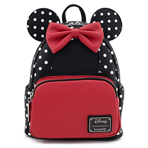 Loungefly Disney Minnie Mouse Polka Dot Womens Double Strap Shoulder Bag Purse | Amazon (US)