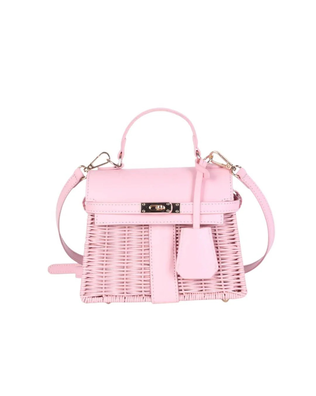 Celine Wicker Handbag- Pastel - Darby Clark Collection | Lisi Lerch Inc