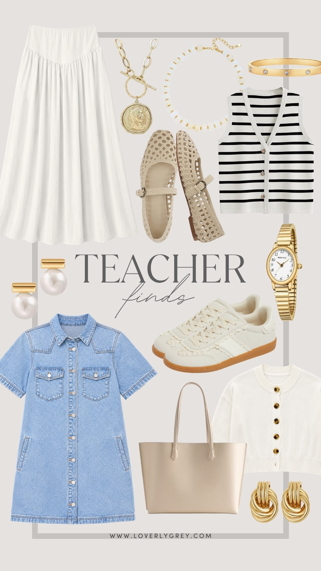 These finds are perfect for heading back to school 👏🏼

Loverly Grey, teacher finds, teacher outfit ideas, teacher workwear

#LTKWorkwear