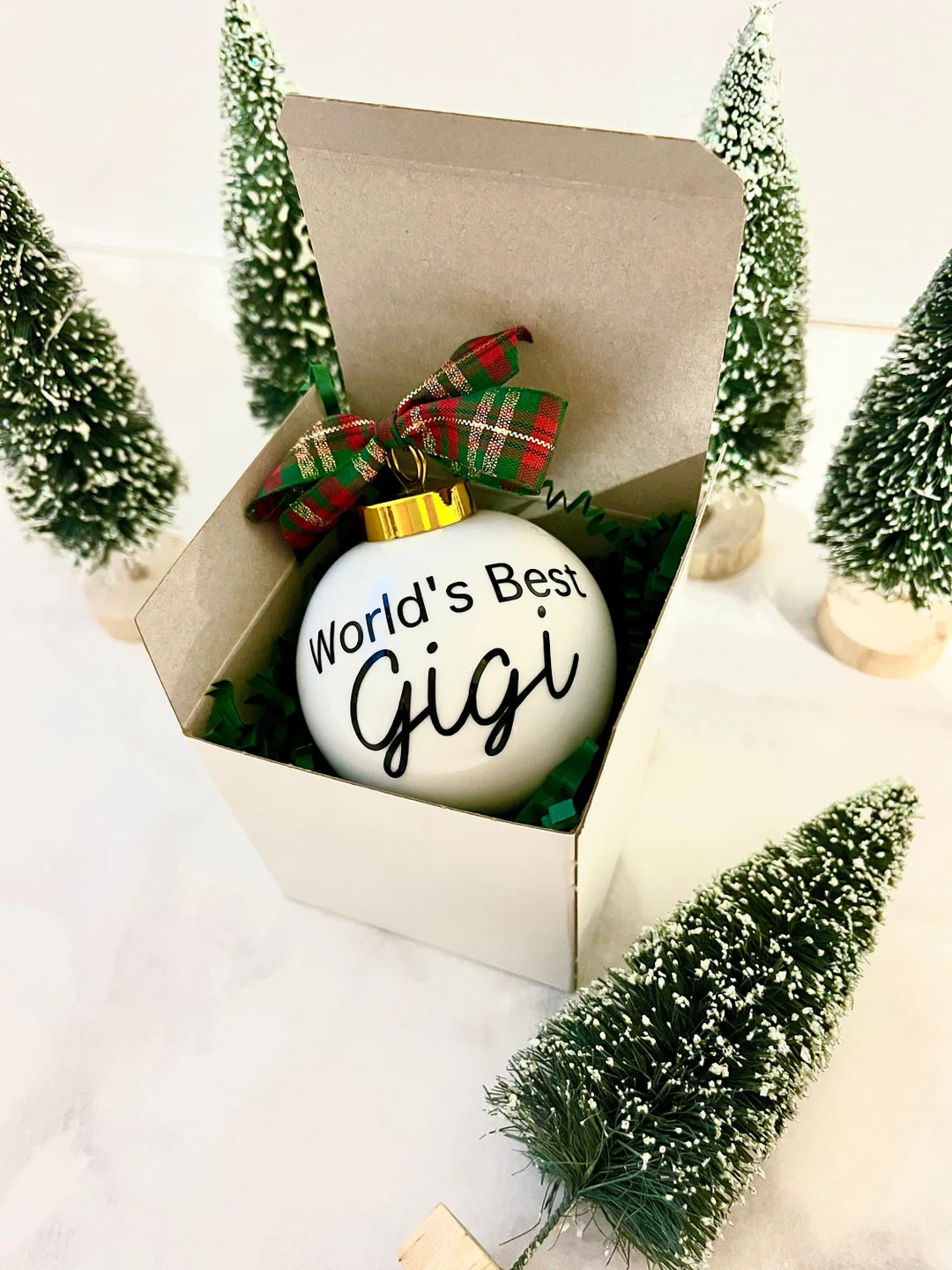 World’s Best Christmas Ornament, Custom Grandparent Ornament, Grandparents Gift, Personalized C... | Etsy (US)