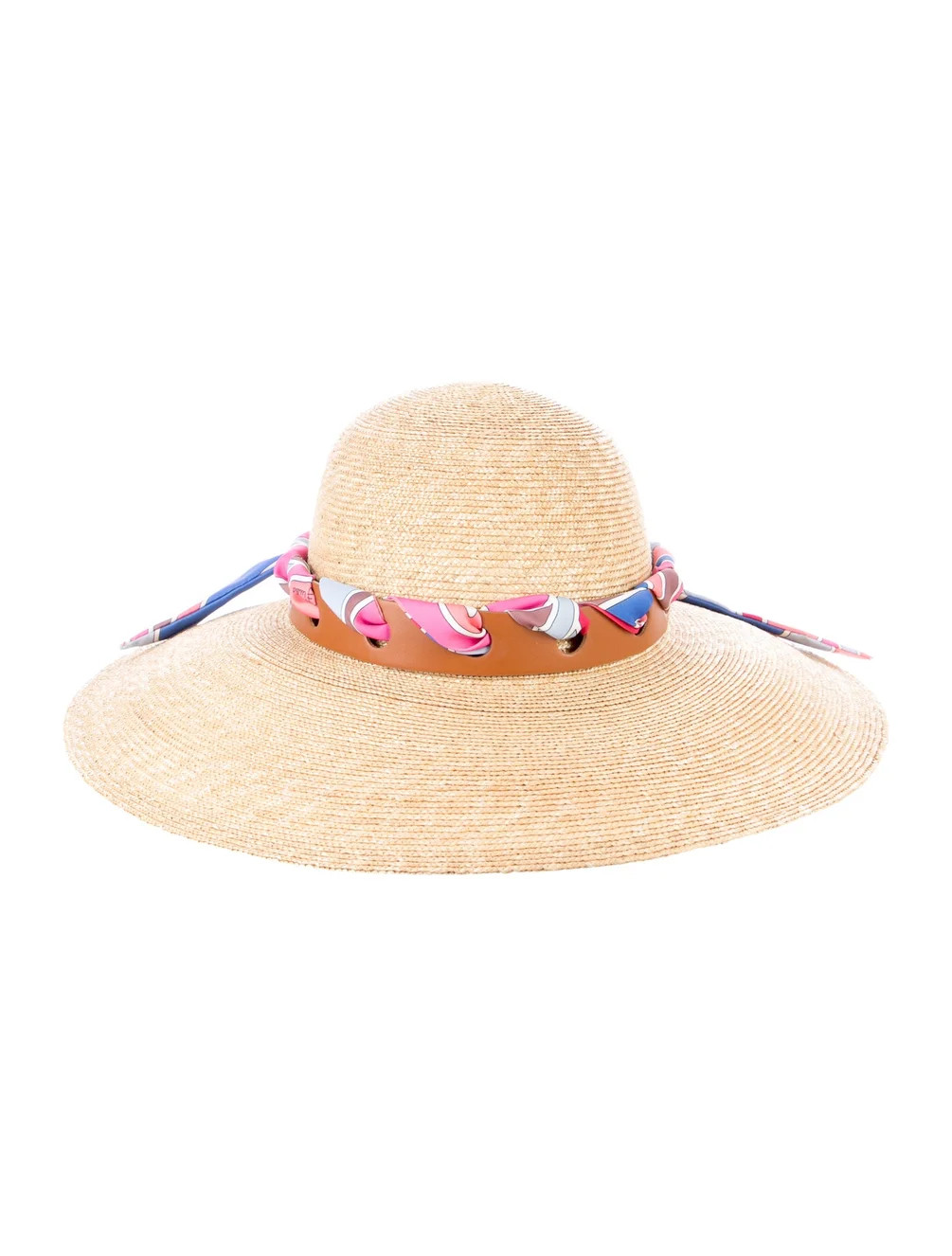 Emilio Pucci Straw Sun Hat - Neutrals Hats, Accessories - EMI150620 | The RealReal | The RealReal