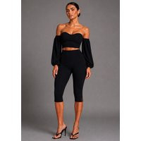 Capri | Cropped Black Pants - US 8/ UK 12 / black | VSPR US