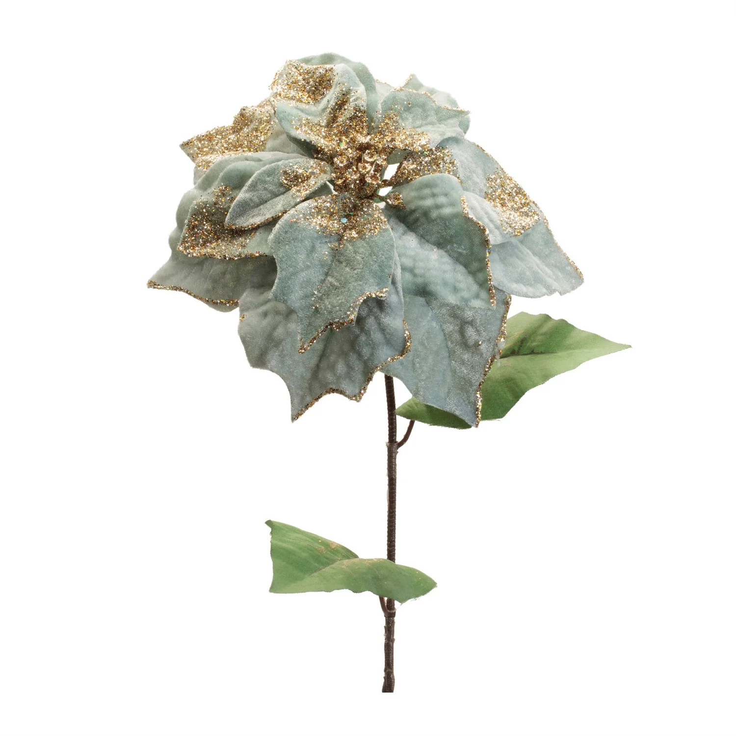 Melrose International Poinsettia Stem (Set of 6) 30"H Polyester | Walmart (US)