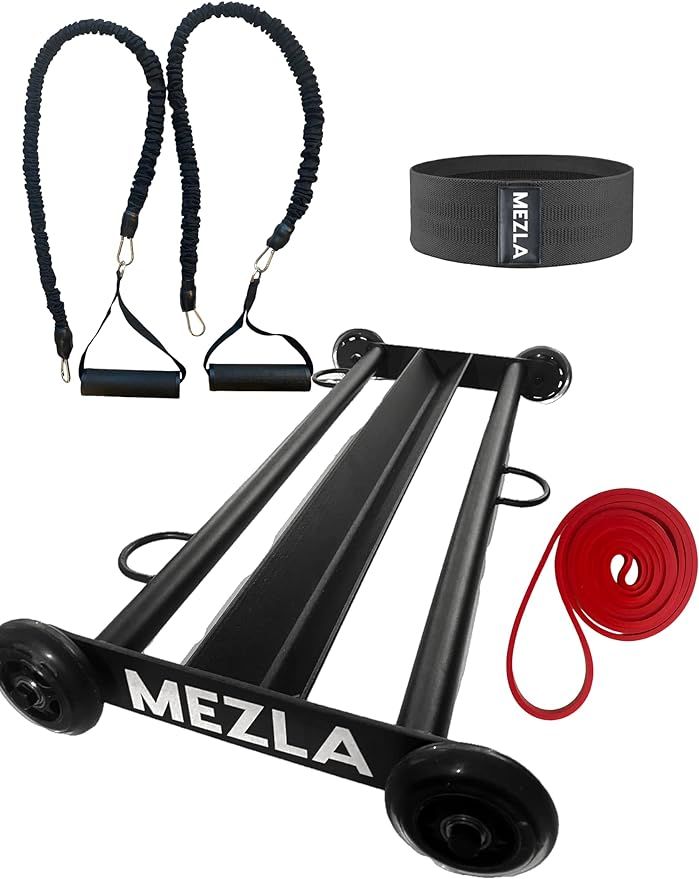 MEZLA Glutes Hamstring Roller & Glider | Hamstring Roller Stainless Steel Roller for Glutes and H... | Amazon (US)