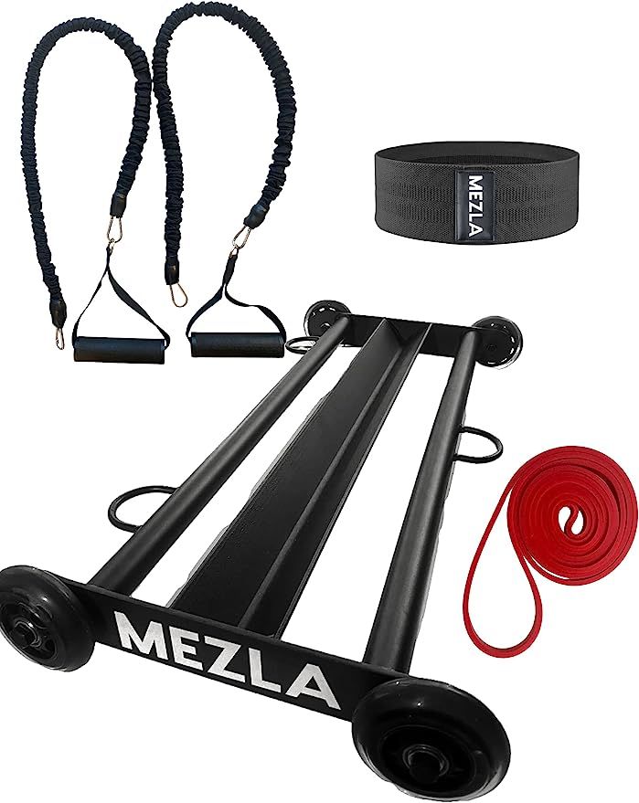 MEZLA Glutes Hamstring Roller & Glider | Hamstring Roller Stainless Steel Roller for Glutes and H... | Amazon (US)