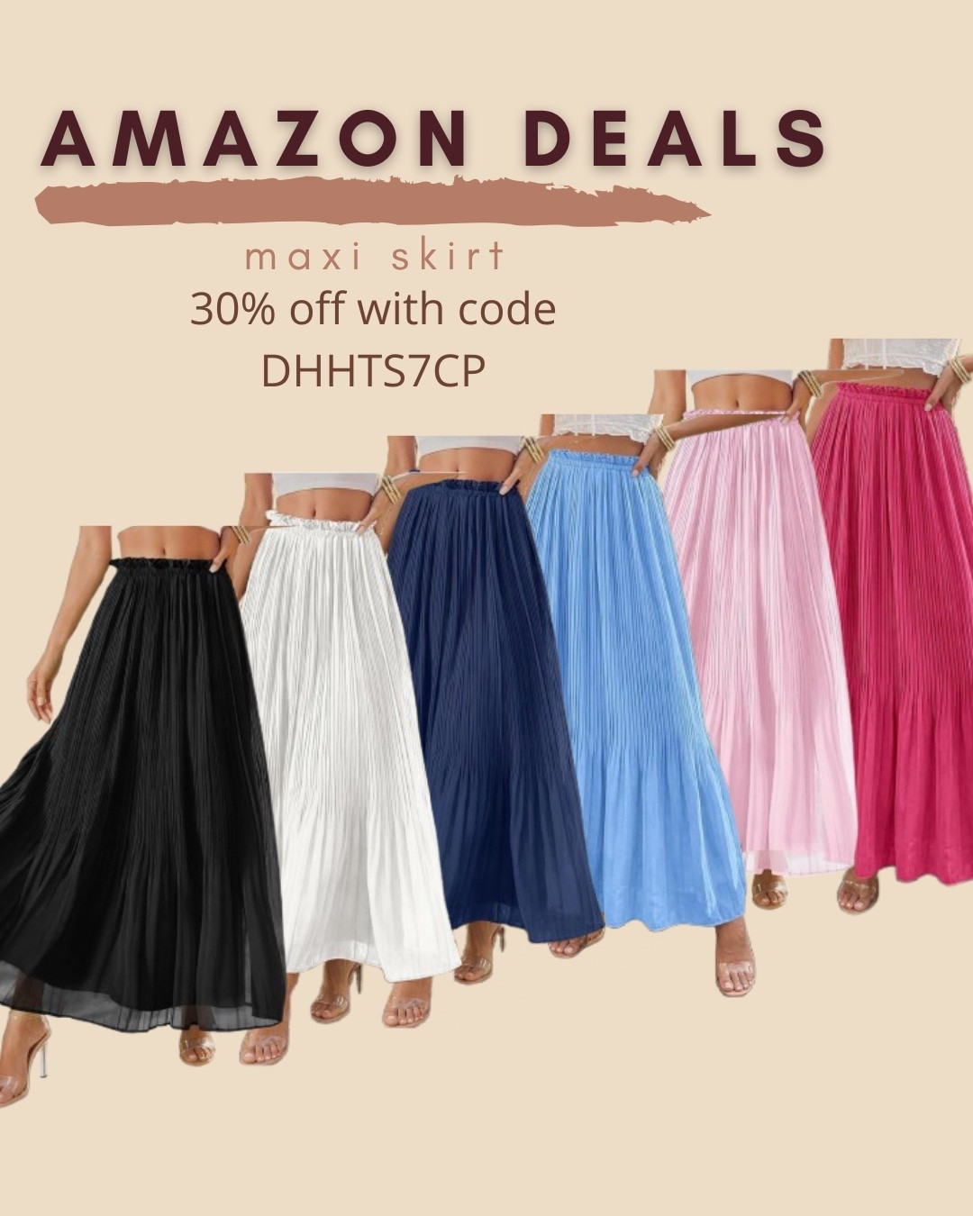 $20 ends 5/10

Amazon fashion
Amazon deals
Maxi skirt
Chiffon skirt
Pleated skirt