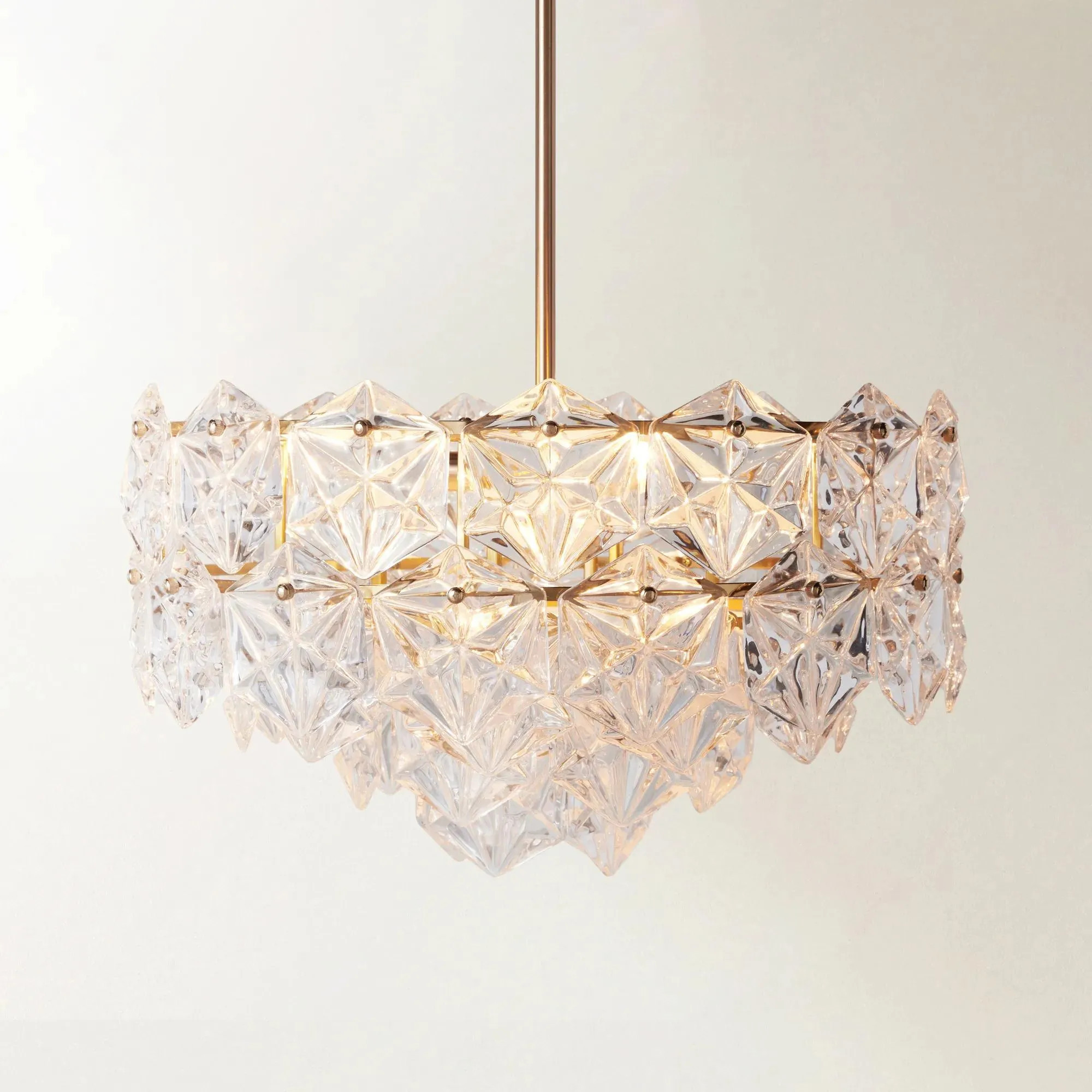 Olivia Chandelier | Clear | Chandelier | Z Gallerie | 20" Diameter x 10.5" | Metal & Glass | Z Gallerie