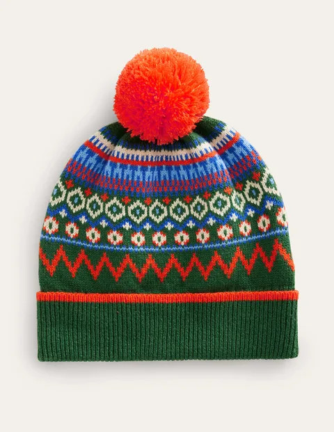 Fair Isle Knitted Beanie | Boden (US)
