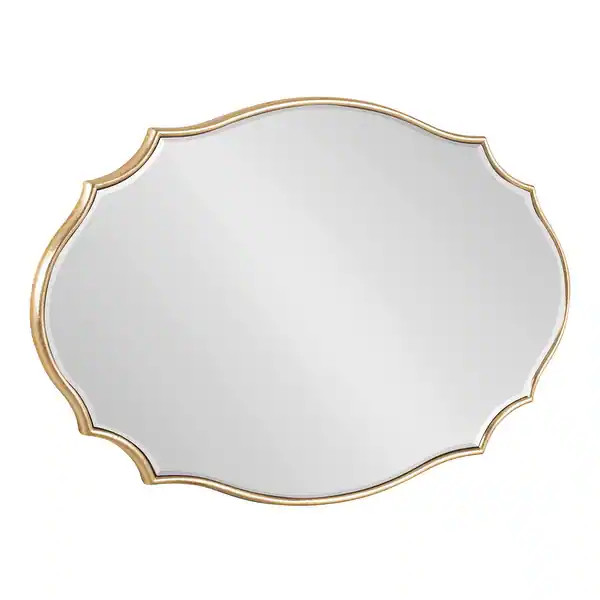 Kate and Laurel Leanna Scalloped Oval Wall Mirror - Bed Bath & Beyond - 31288732 | Bed Bath & Beyond