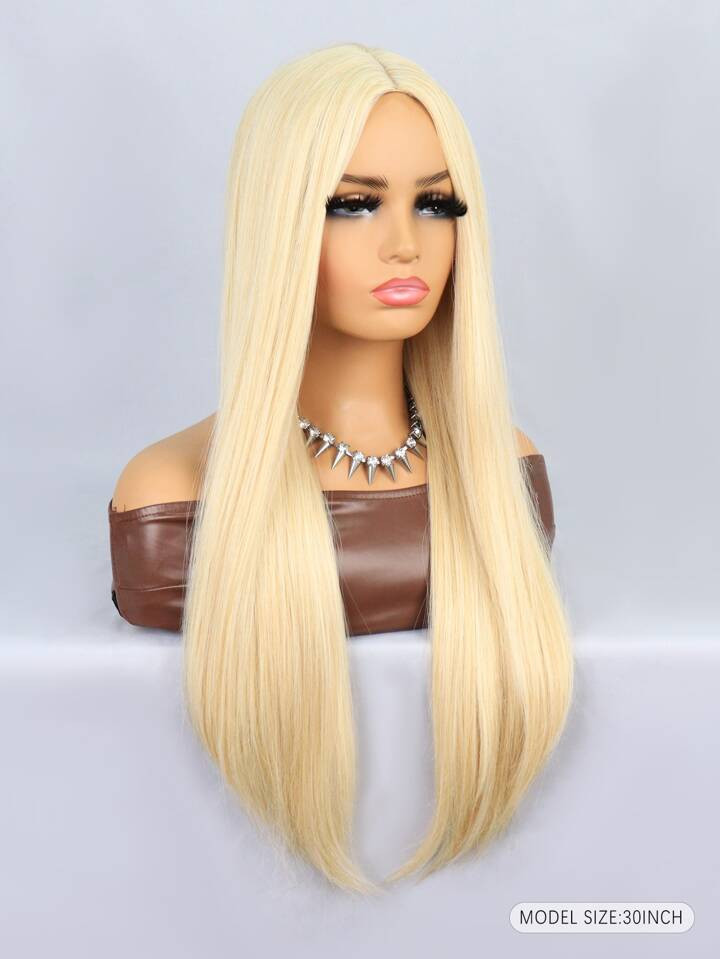Long Straight Synthetic Woven Wig | SHEIN