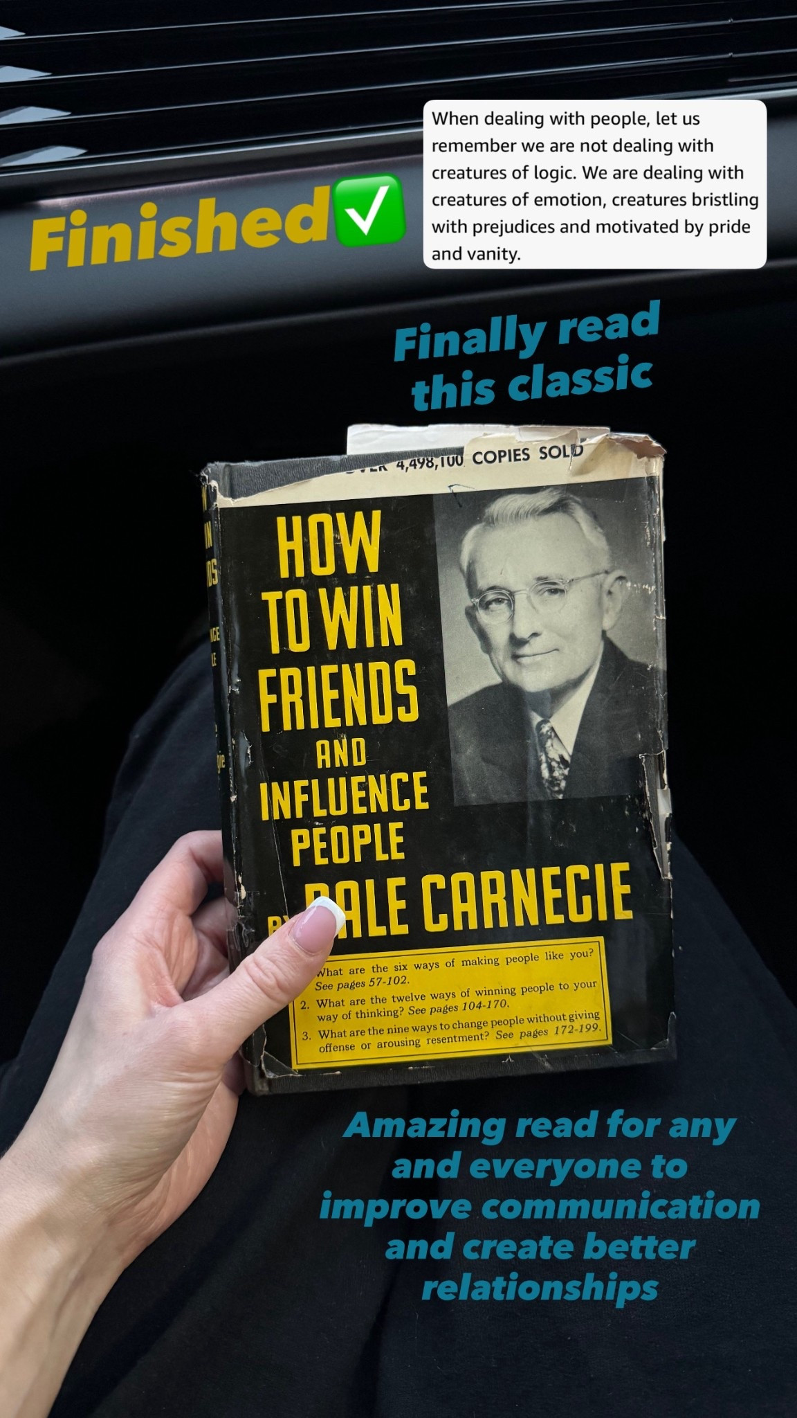 How To Win Friends And Influence People. Book recs. Self help book. 

#LTKU