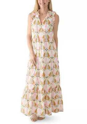 Crown & Ivy Women's Sleeveless Tiered Maxi Dress, XS | Belk