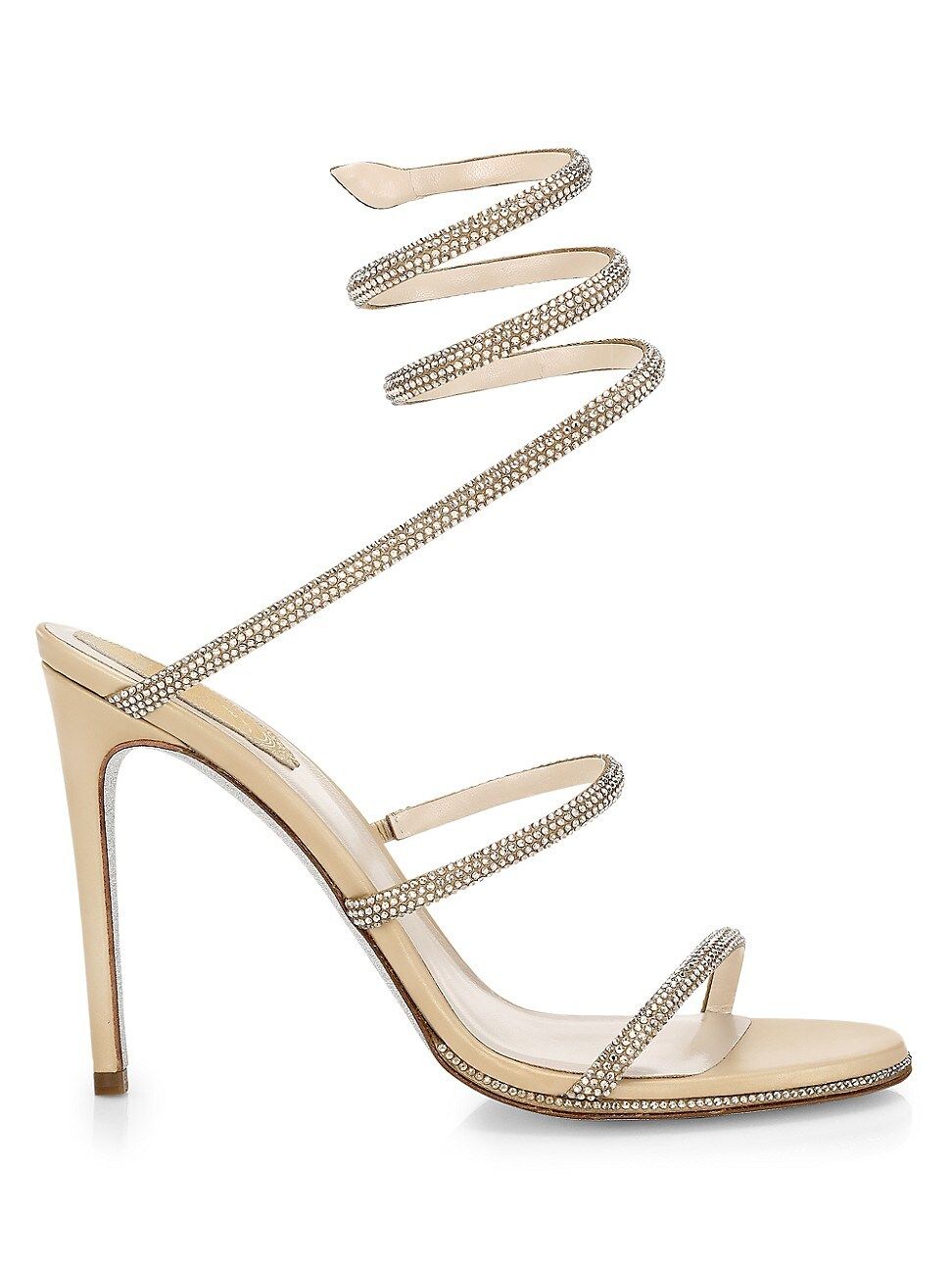 Cleo Crystal-Embellished Wrap Sandals | Saks Fifth Avenue