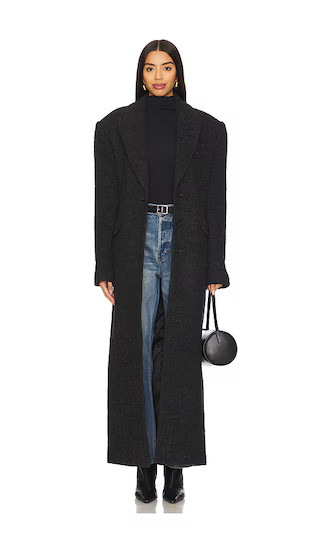 Ami Manteco Coat in Charcoal | Revolve Clothing (Global)